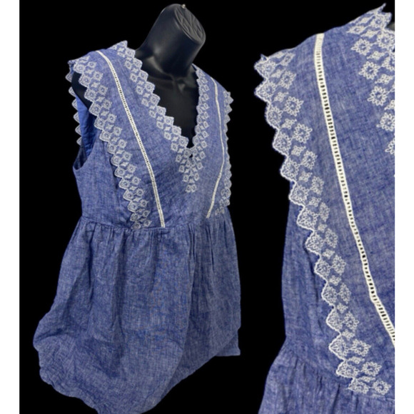 Isabel Maternity by Ingrid & Isabel Blue Tank Top - Picture 1 of 12